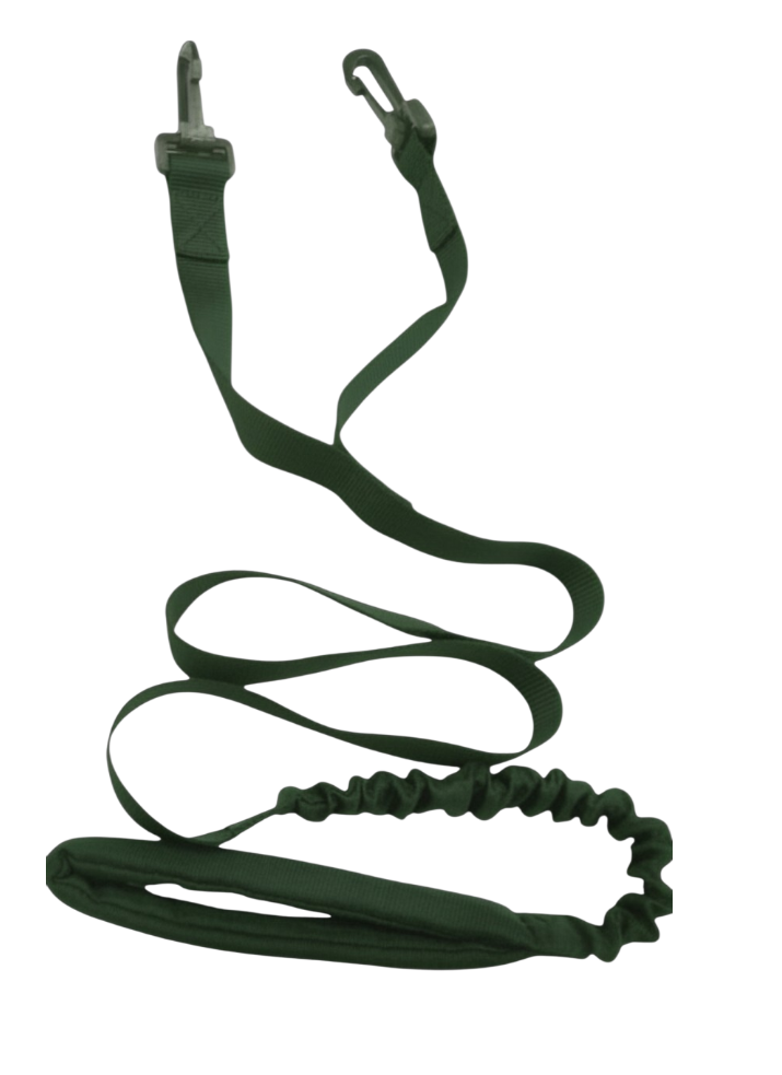 Green Premium Elasticated Leash 1.2m