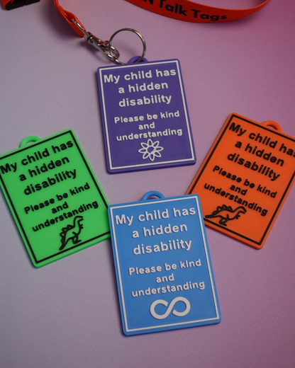 My Child Has A Hidden Disability - Awareness Talk Tag