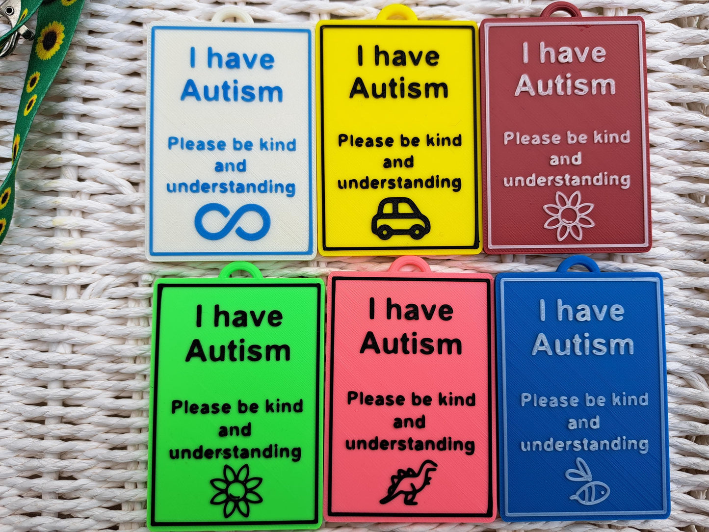 I Have Autism Awareness Talk Tags