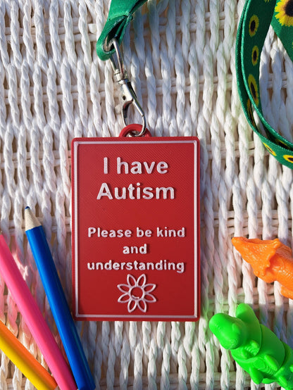I Have Autism Awareness Talk Tags
