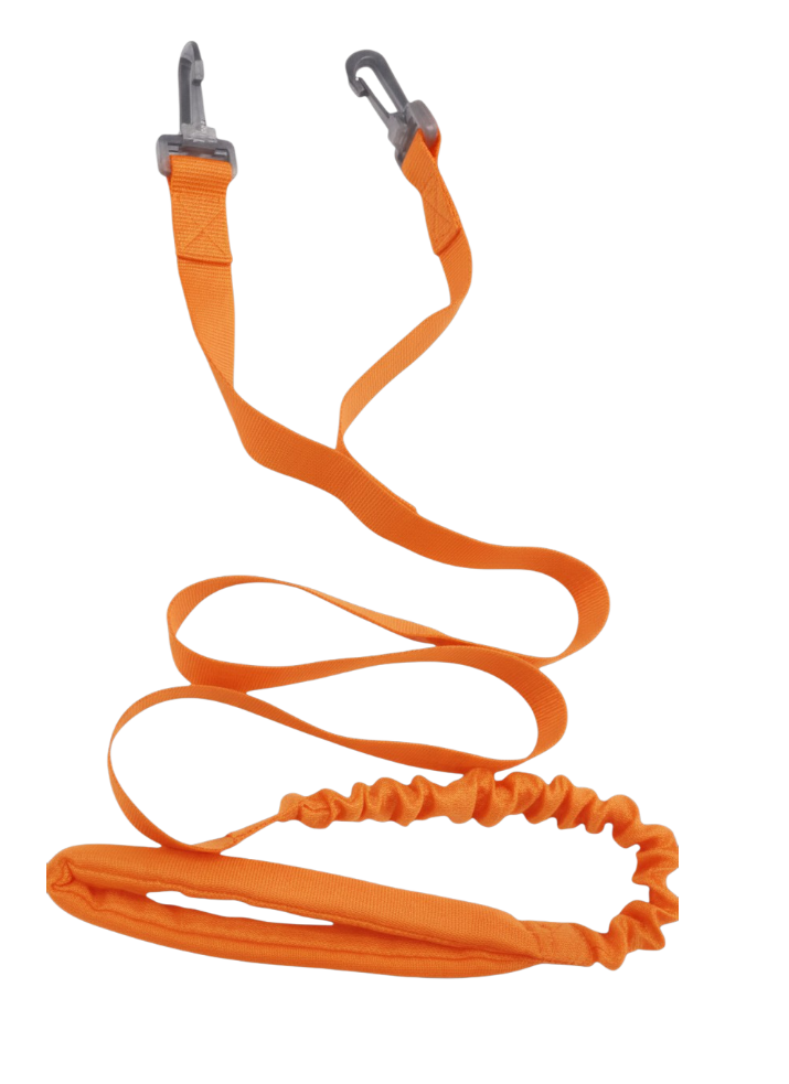 Orange Premium Elasticated Leash 1.2m